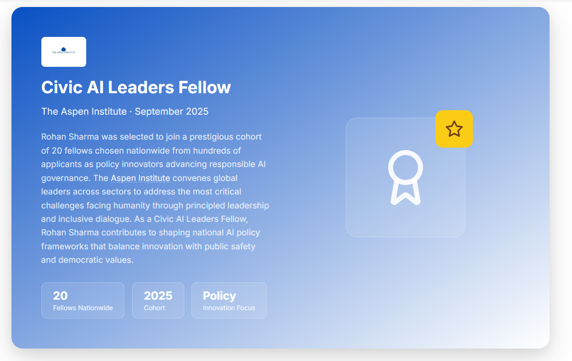 Civic AI Leaders Fellow Badge
